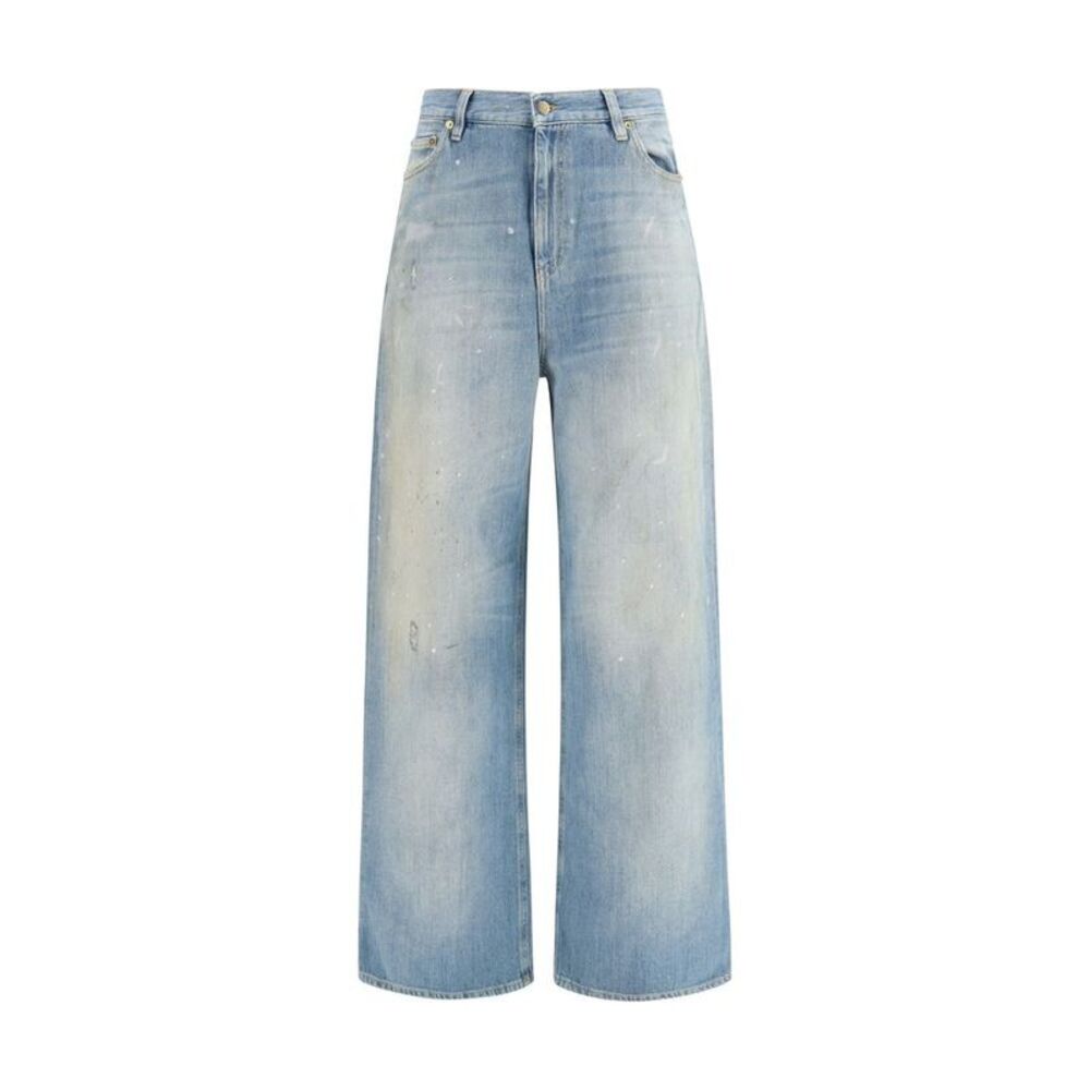 Golden Goose Blue Cotton Boyfriend Women's Jeans